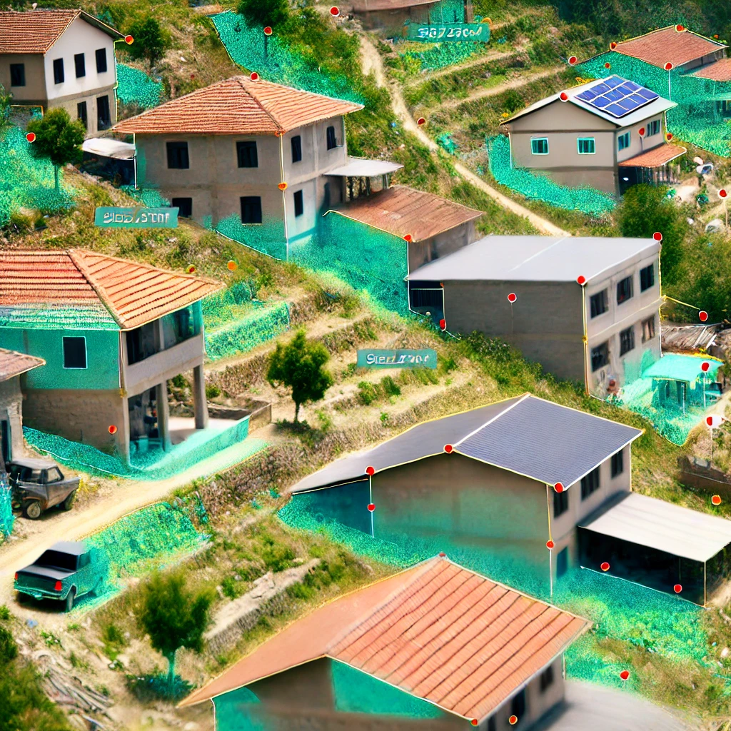 Built-Up Area Assessment and Slope Detection for Solar Rooftop Potential